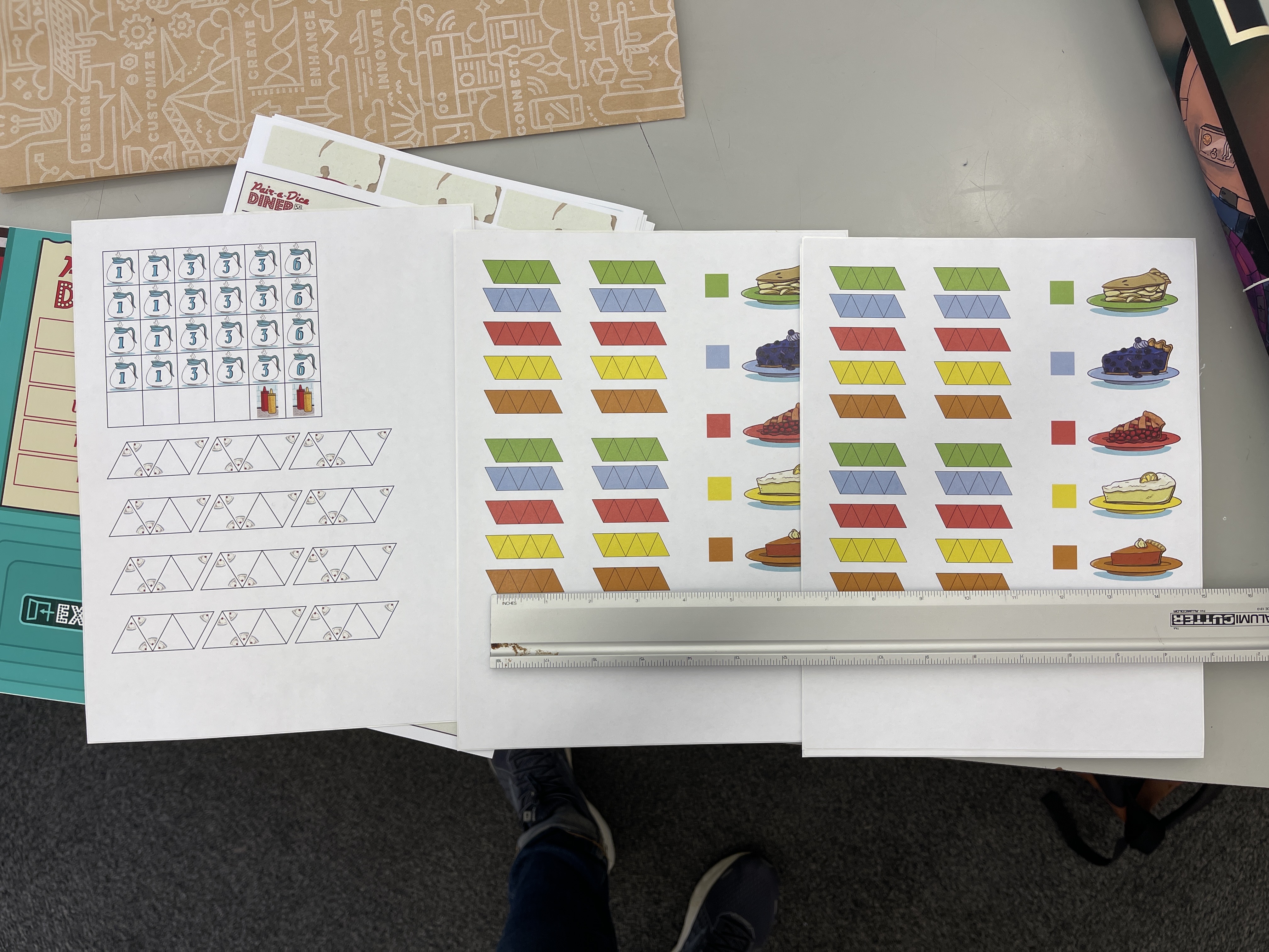 Sticker Sheets for Diner Dice